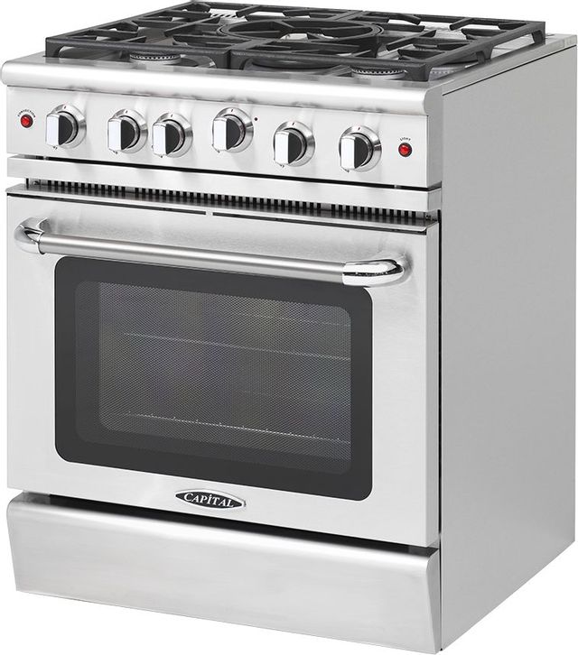 Capital Precision Series™ 30" Stainless Steel Free Standing Gas Range 1