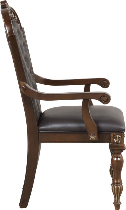 New Classic® Home Furnishings Maximus Cherry Dining Arm Chair Bob Mills Furniture 6378