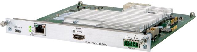 Crestron® DM NVX® 4K60 4:4:4 HDR Network AV Decoder Card