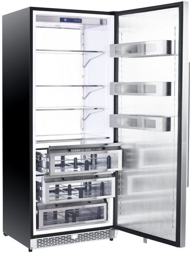 FORNO® Alta Qualita 14.6 Cu. Ft. Stainless Steel Column Refrigerator 3