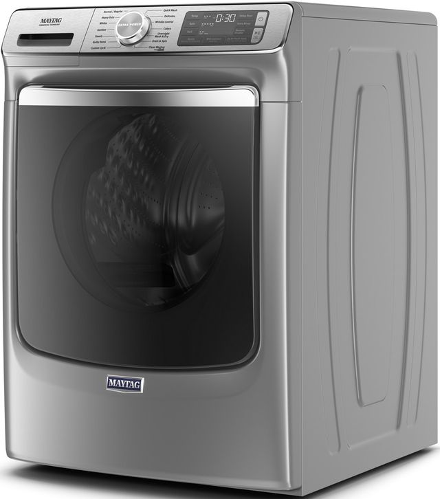 Maytag® 5.0 Cu. Ft. White Front Load Washer 8