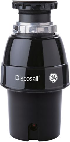 GE® 0.5 HP Black Continuous Feed Garbage Disposer