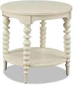 Klaussner® Emerson White End Table