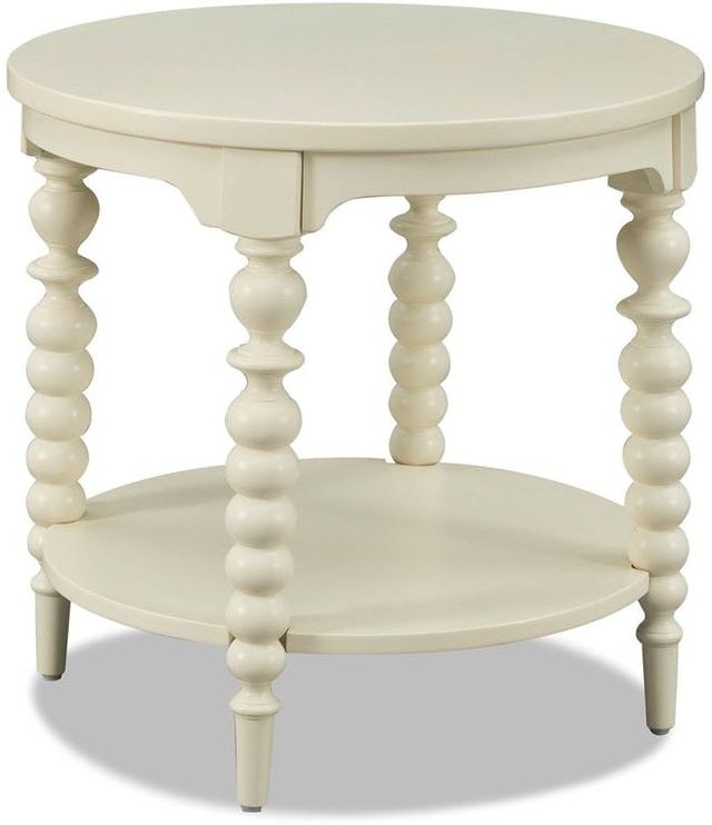 Klaussner® Emerson White End Table-0