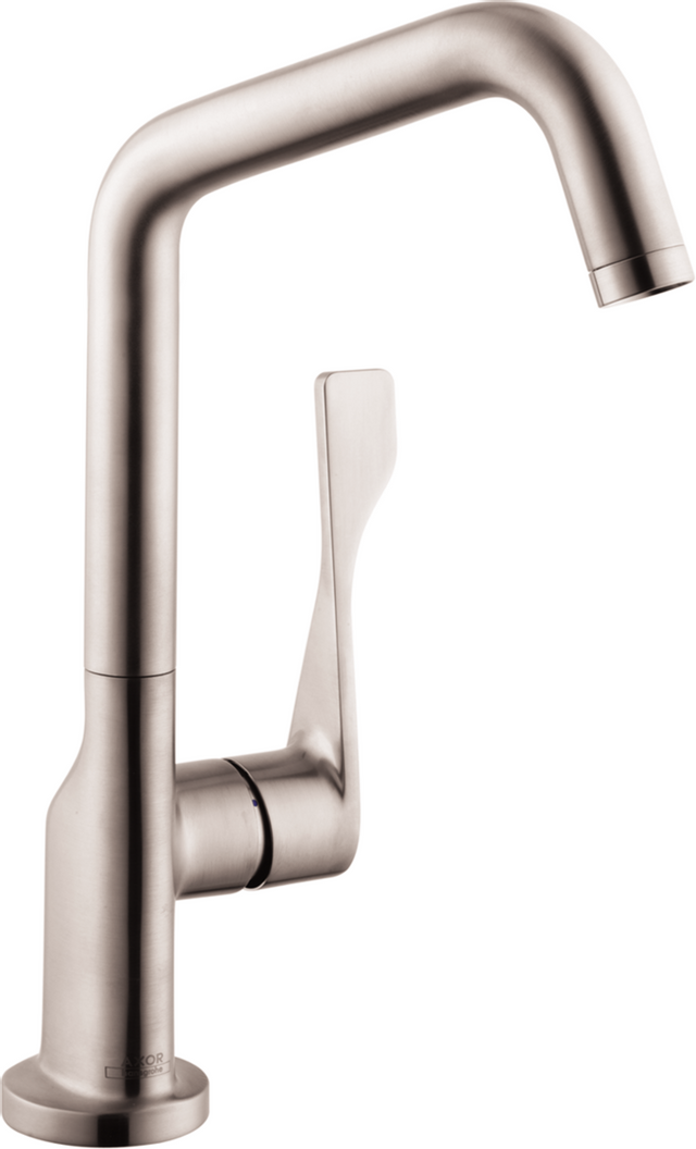 AXOR® Citterio 1.5 GPM Steel Optic 1 Spray Kitchen Faucet-0