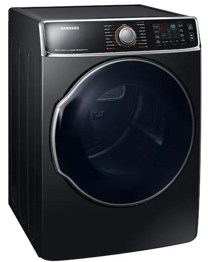 Samsung 9.5 Cu. Ft Black Front Load Gas Dryer 1
