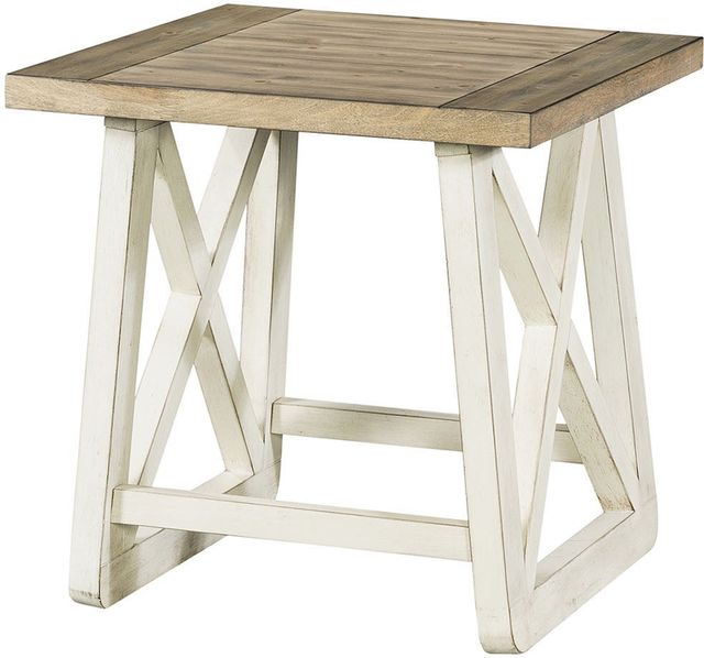 Lane® Home Furnishings Chamblee Beige/White End Table 0