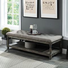 Furniture of America® Tanya Gray Bench