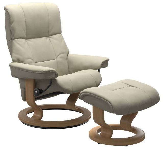 Stressless® by Ekornes® Mayfair Medium Classic Base Chair and Ottoman 0
