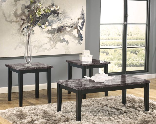 Signature Design by Ashley® Maysville 3 Piece Black Occasional Table Set 4