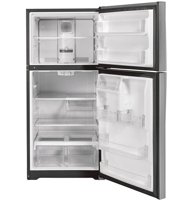 GE® 19.1 Cu. Ft. Stainless Steel Top Freezer Refrigerator 13