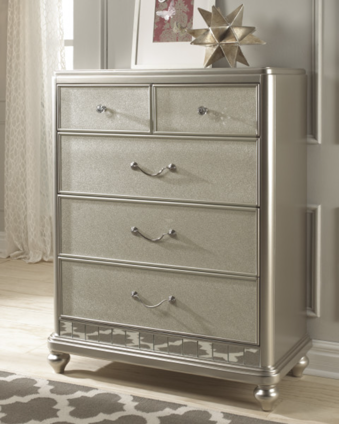 Samuel Lawrence Furniture Li L Diva Painted Platinum Drawer Chest   86786f61 E407 4a6a A8e8 73c3e84f5745 