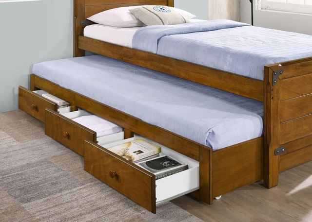 Coaster® Granger Rustic Honey Twin Youth Storage Bed with Trundle 2