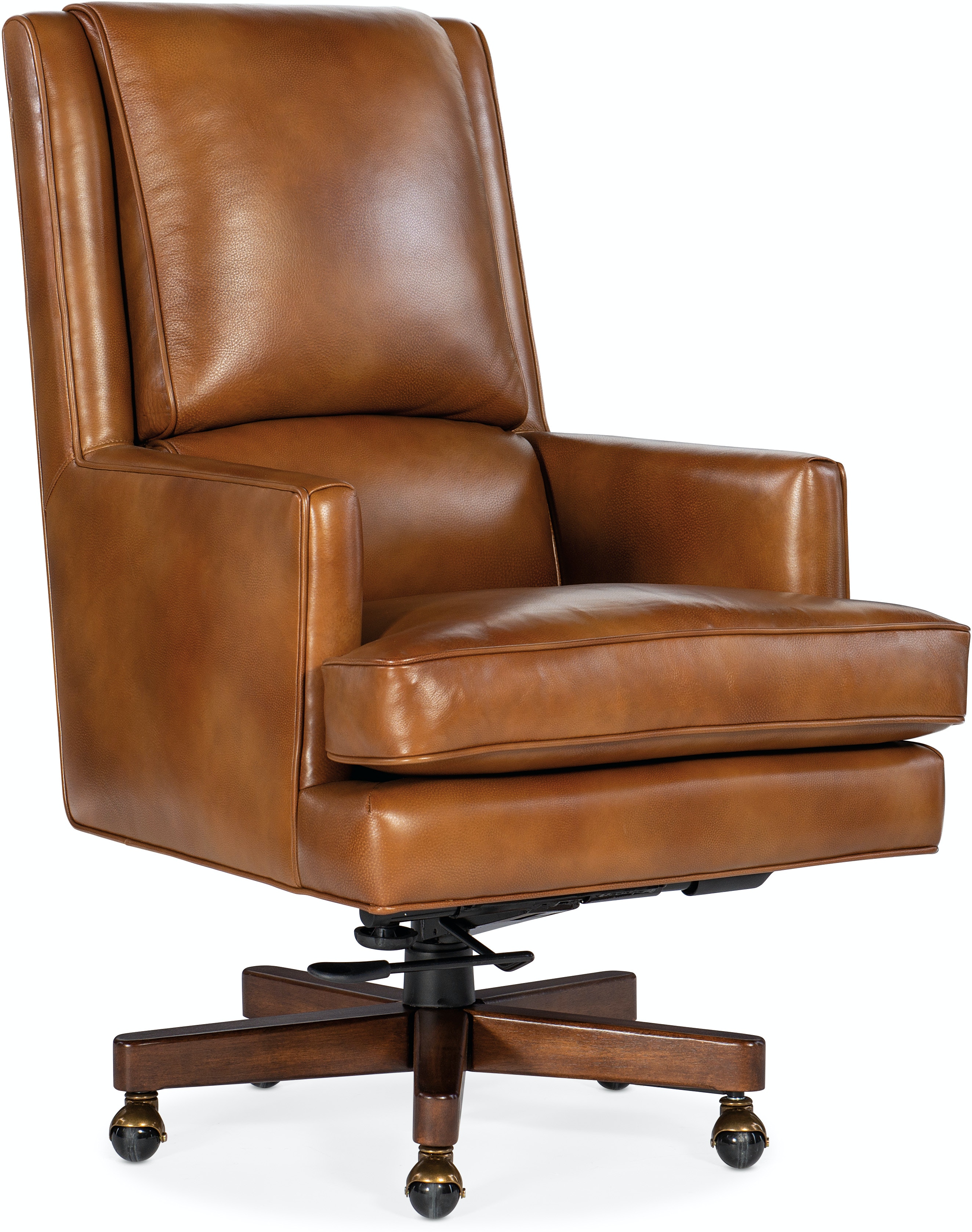 hooker leather desk chair