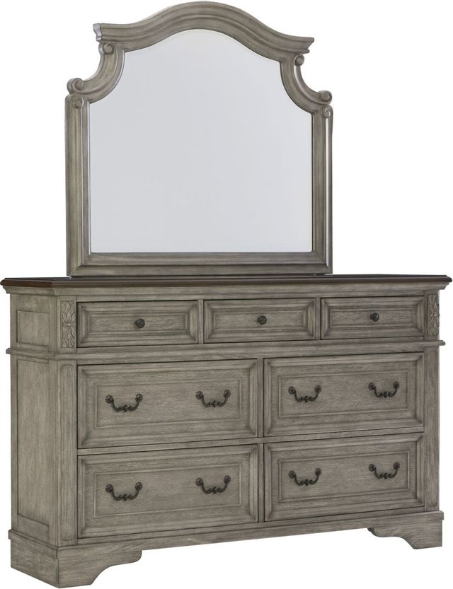 Signature Design by Ashley® Lodenbay Antique Gray Dresser and Mirror