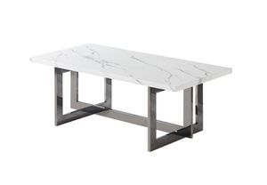 Rustique Pheonix Faux Marble Top Coffee Table
