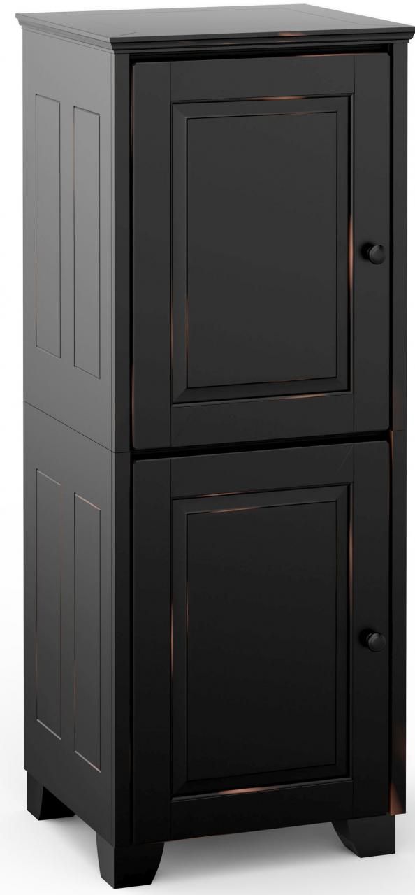 Salamander Designs® Hampton 617 AV Cabinet-Distressed Black