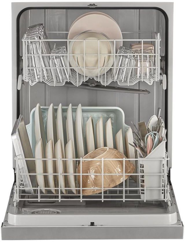 Whirlpool® 24" Stainless Steel Front Control Built In Dishwasher 5