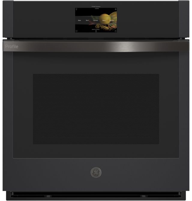 GE Profile™ 26.75" Black Slate Electric Built-In Single Oven