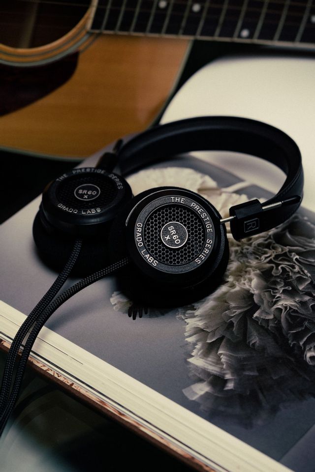 Grado Prestige Series Black Wired On-Ear Headphones 6