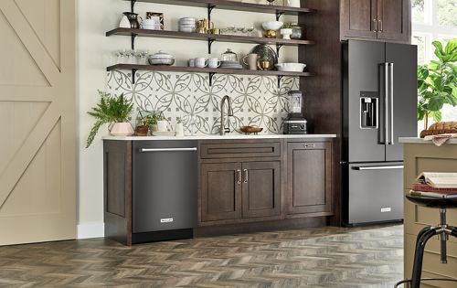 KitchenAid® 24" Black Stainless Steel Built In Dishwasher 4