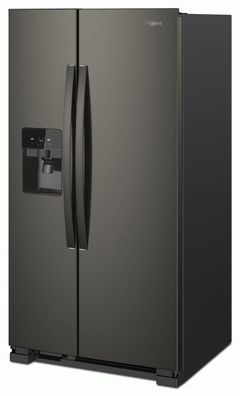 Whirlpool® 24.6 Cu. Ft. Fingerprint Resistant Black Stainless Side-by-Side Refrigerator-WRS325SDHV