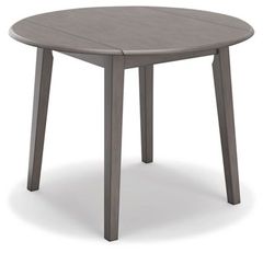 Signature Design by Ashley® Shullden Gray Drop Leaf Dining Table