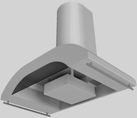 Vent A Hood® Premium Power Lung® 36"Stainless Steel Wall Mounted Range Hood 2