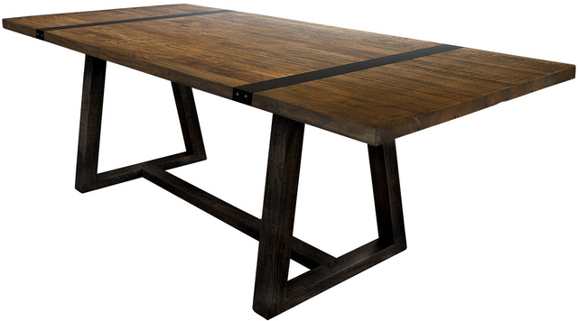 Table à manger rectangulaire Urban Art, brun, International Furniture®
