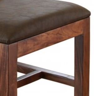 International Furniture Direct Parota 2-Piece Brown Side Chair Set-2