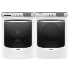Maytag® White Front Load Laundry Pair-MALAUMGD8630HW