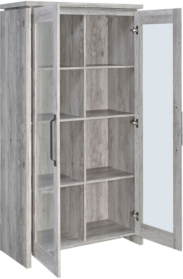 Coaster® Grey Driftwood 2-Door Tall Cabinet-3