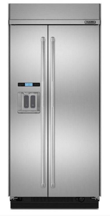 JennAir® 29.5 Cu. Ft. Stainless Steel Built-In Side-By-Side Refrigerator-0