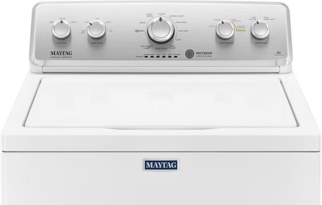Maytag® 4.9 Cu. Ft. White Top-Load Washer 3