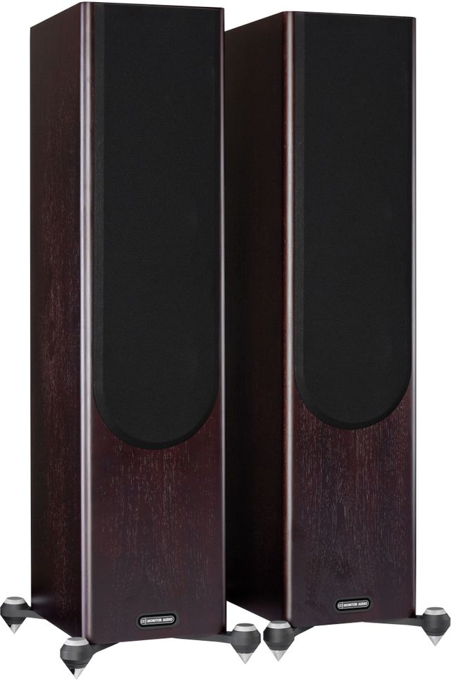 Monitor Audio Gold 300 Pair of Walnut Floorstanding Speakers 2