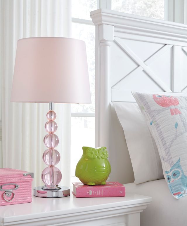 Signature Design by Ashley® Letty Pink Table Lamp-1