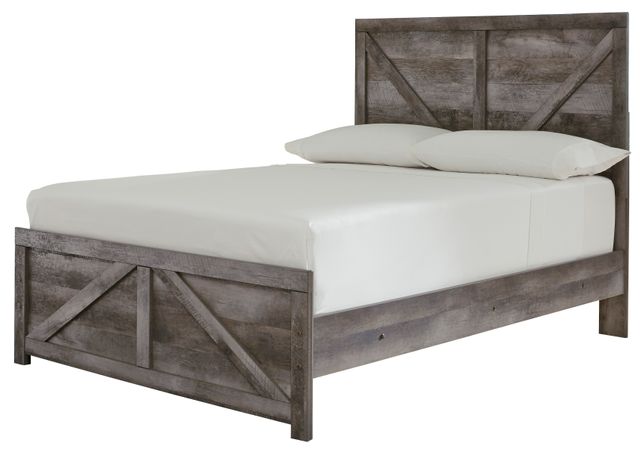 Signature Design by Ashley® 4 Piece Wynnlow Rustic Gray Full Panel Bedroom Set-1