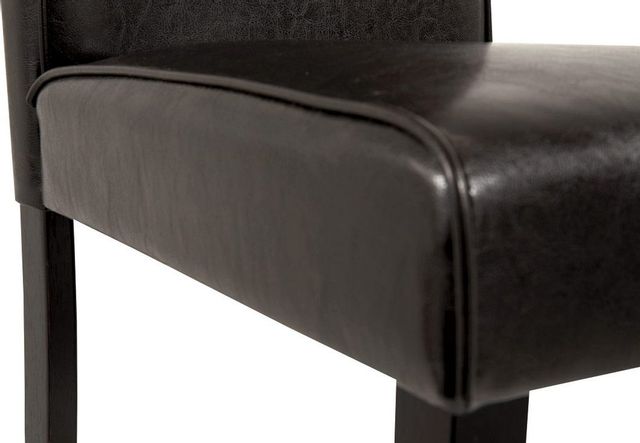 Signature Design by Ashley® Kimonte Dark Brown Dining Upholstered Side Chair 14