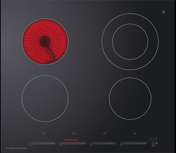 Fisher & Paykel Series 5 24" Black Glass Electric Cooktop 0