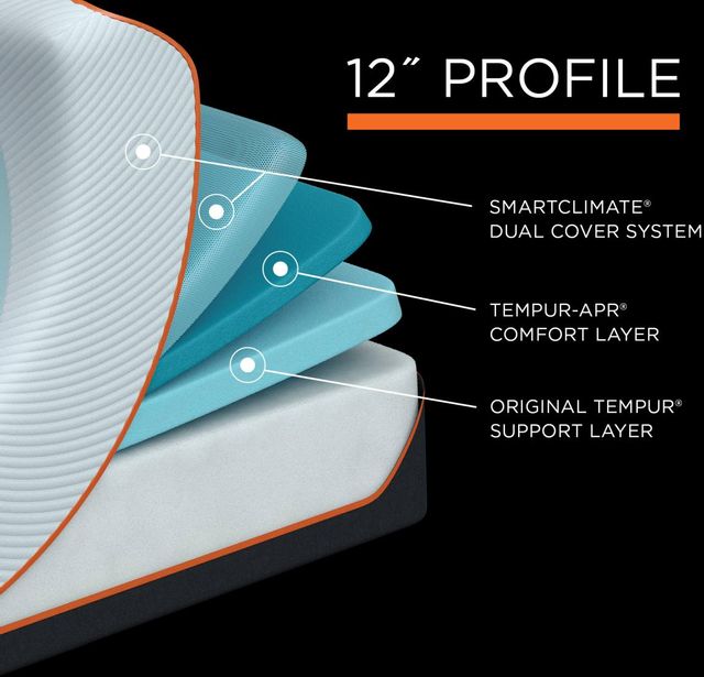 Tempur-Pedic® TEMPUR-ProAdapt™ Firm Memory Foam Twin XL Mattress 6