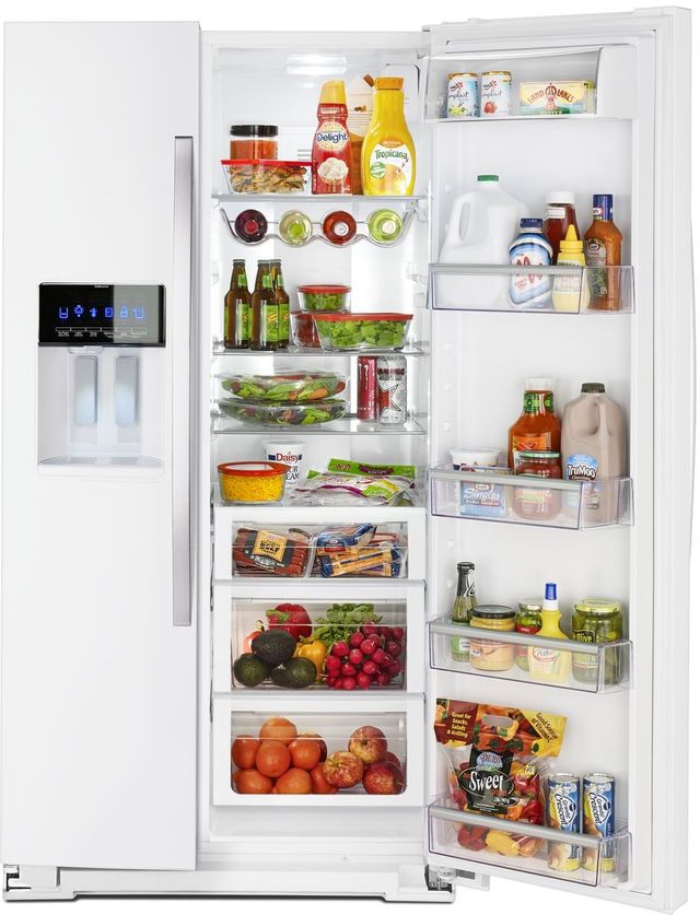 Whirlpool® 20.0 Cu. Ft. Side-By-Side Refrigerator-White Ice 4