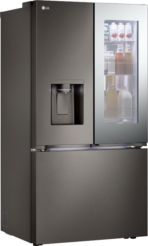 LG 26 Cu. Ft. PrintProof™ Black Stainless Steel Counter Depth French Door Refrigerator -2