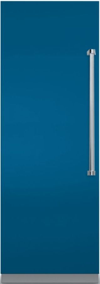 Viking® 7 Series 16.4 Cu. Ft. Alluvial Blue Fully Integrated Left Hinge All Refrigerator with 5/7 Series Panel 0