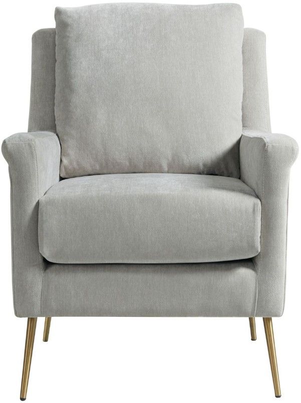 Elements International Cambridge Amigo Dove Accent Chair | Lacks ...