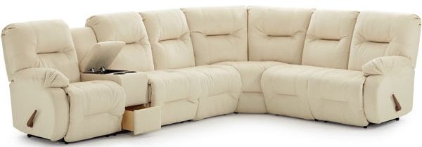 Best Home Furnishings® Brinley 7-Piece Leather Power Reclining Sectional 1