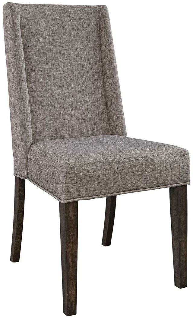 Liberty Furniture Double Bridge Dark Chestnut Upholstered Side Chair 1