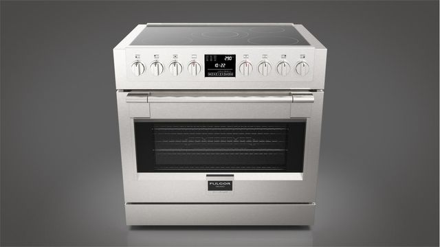 Fulgor Milano Sofia 36" Stainless Steel Professional Free Standing Induction Electric Range 1