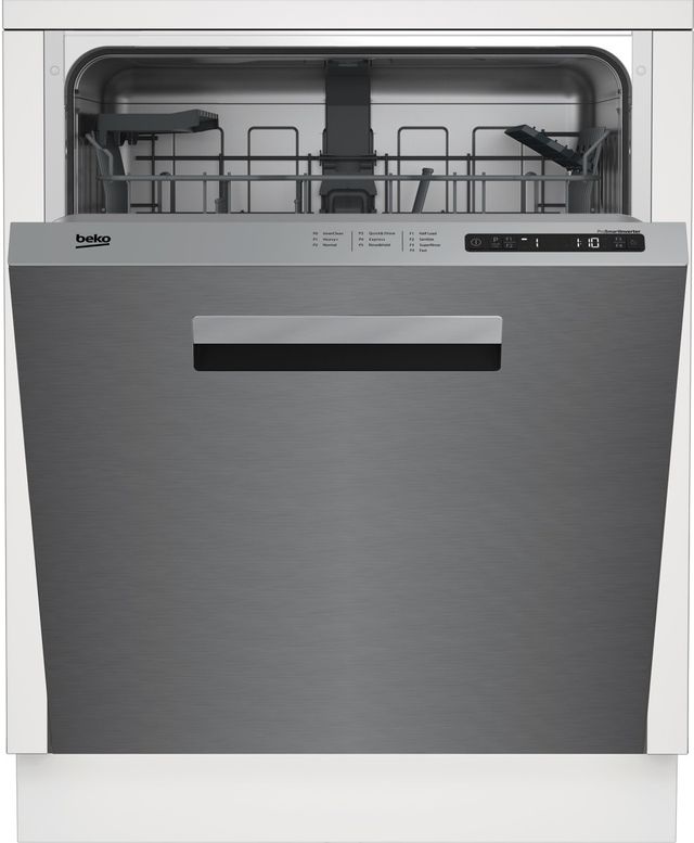 Beko 24" Fingerprint Free Stainless Steel Top Control Built In Dishwasher