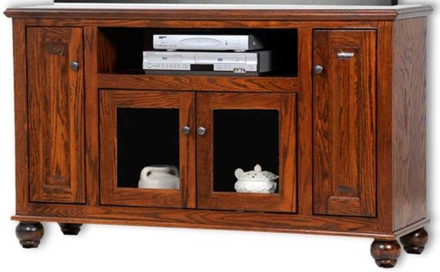American Heartland Manufacturing Oak 57" Deluxe TV Stand