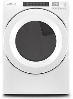 Amana® 7.4 Cu. Ft. White Front Load Gas Dryer